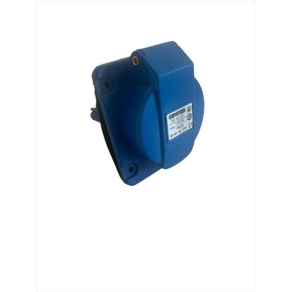 Prise fixe Gewiss GW62207 encastrée à 10° 3P+N+T 1 6A 220V 9H